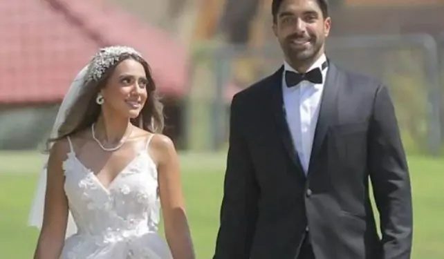 هند عبد الحليم وزوجها